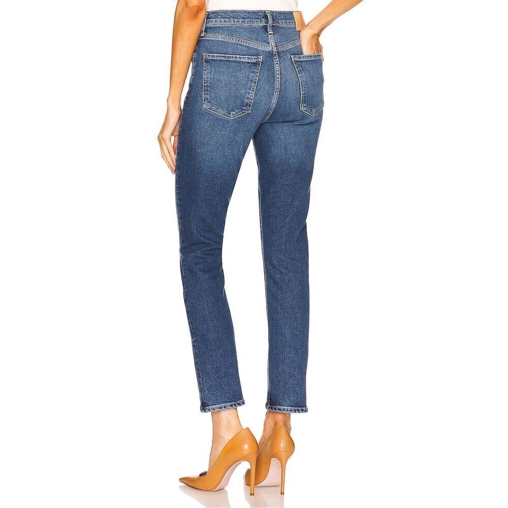 Citizens of Humanity Charlotte High Rise Straight Leg Jeans in Delphi Wash Size - Picture 2 of 12